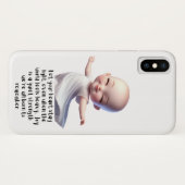 Coques Case-Mate iPhone Restez léger, restez joyeux - Art Motivationnel (Dos (Horizontal))