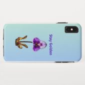 Coques Case-Mate iPhone Restez Orchidée Dorée (Dos (Horizontal))