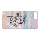 Coques Case-Mate iPhone Restez Sauvage Et Gratuit | Citation De La Photogr (Dos (Horizontal))