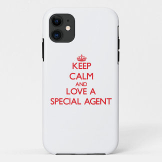Etui iPhone Case-Mate Restez tranquille et aimez un agent spécial