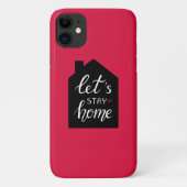 Coques Case-Mate iPhone Restons à la maison 2 (Dos)