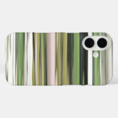 Coques Case-Mate iPhone Résumé #2 : Flou vert olive (Verso (horizontal))
