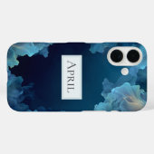 Coques Case-Mate iPhone Résumé Bleu Fluide (Verso (horizontal))