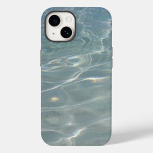 Coque Pour iPhone 14 Résumé d'eau des Caraïbes Bleu Nature