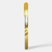 Coques Case-Mate iPhone Résumé en Or Liquide Brillant (Verso / Gauche)