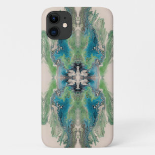 Case-Mate iPhone Case Résumé fluide artistique en aqua et vert