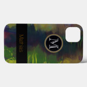 Coques Case-Mate iPhone résumé monogrammé (Verso (horizontal))