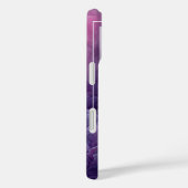 Coques Case-Mate iPhone Résumé Violet, Lignes Blanches (Verso / Droite)
