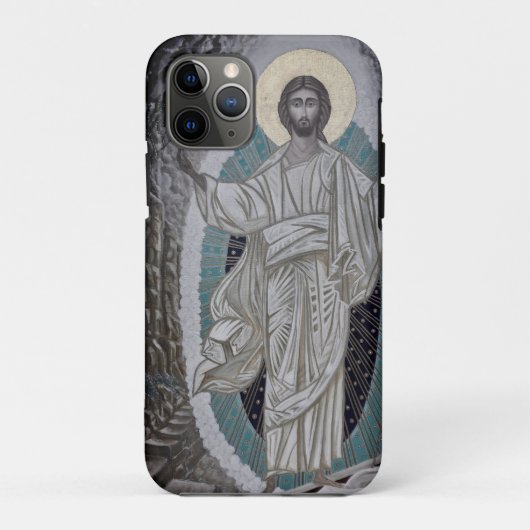 Coques Case-Mate iPhone Résurrection de l'icône du Christ (Dos)