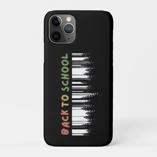 Coques Case-Mate iPhone Retour à l'école avec une touche d'arbres sauvages (Dos)