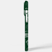 Coques Case-Mate iPhone Retour À L'École Vert Blanc (Verso / Gauche)