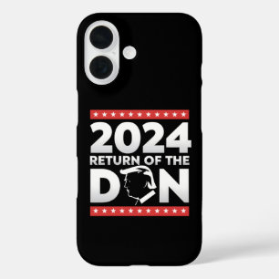 Coques iPhone 16 Retour du Don Trump 45 47 Président américain 2024