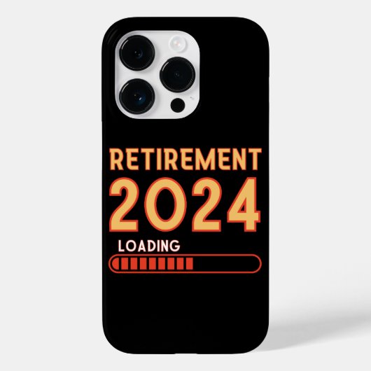 Coques Case-Mate iPhone Retraite 2024 Chargement, Retraite Party (Verso)