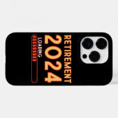 Coques Case-Mate iPhone Retraite 2024 Chargement, Retraite Party (Verso (horizontal))