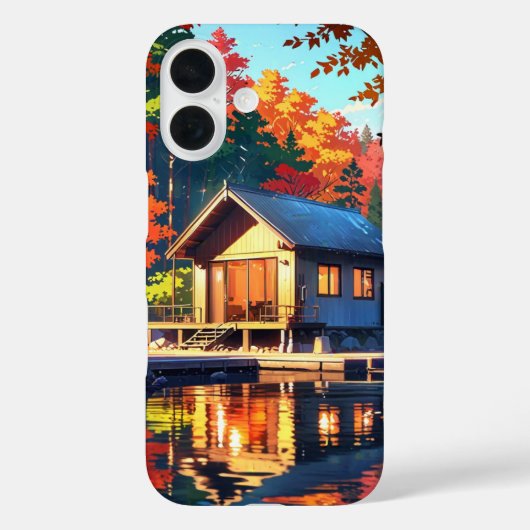 Coques Case-Mate iPhone Retraite d'automne de Lakeside (Verso)