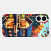 Coques Case-Mate iPhone Retraite d'automne de Lakeside (Verso (horizontal))