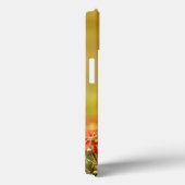 Coques Case-Mate iPhone Retraite d'or en fleurs rouges (Verso / Droite)