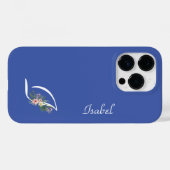 Coques Case-Mate iPhone Retraite Florale Monogramme I (Verso (horizontal))