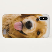 Coques Case-Mate iPhone Retriever d'or souriant (Dos (Horizontal))