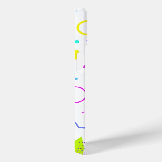 Coques Case-Mate iPhone Retro 80s Memphis Geometric Pattern (Verso / Droite)