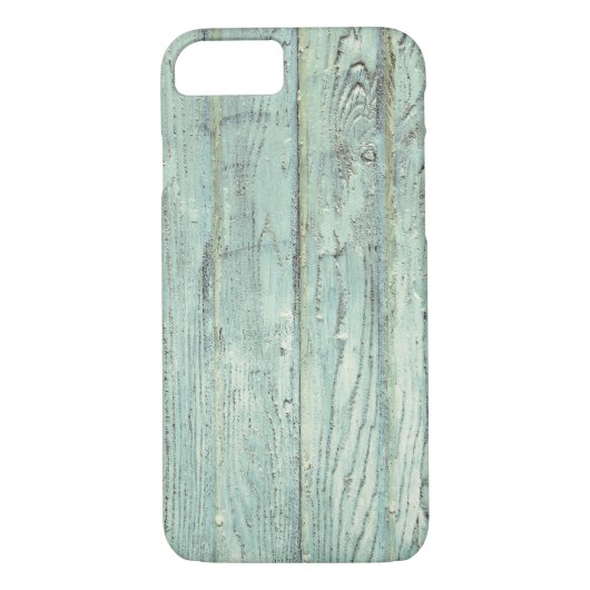 Coques Case-Mate iPhone Retro Aqua Wood (Dos)