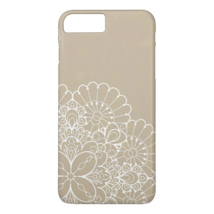 Case-Mate iPhone Case Rétro arrière - plan avec l'ornement de dentelle