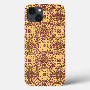 Etui iPhone 13 Rétro arrière - plan coloré de motif