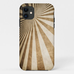 Coque iPhone 11 Rétro arrière - plan de motif de rayure