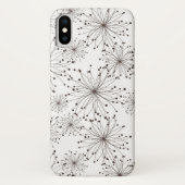 Coques Case-Mate iPhone Rétro arrière - plan floral (Dos)