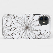 Coques Case-Mate iPhone Rétro arrière - plan floral (Dos (Horizontal))