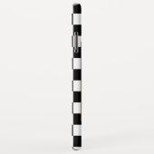 Coques Case-Mate iPhone Retro B&W Checkerboard, Hipster Carlin, Personnali (Dos/Droite)