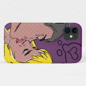 Coques Case-Mate iPhone Rétro baiser de couples (Dos (Horizontal))