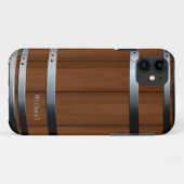 Coques Case-Mate iPhone Rétro baril de bière en bois (Dos (Horizontal))