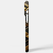 Coques Case-Mate iPhone Retro bleu noir (Verso / Gauche)