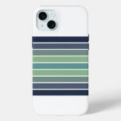 Coques Case-Mate iPhone Retro Blue & Green Surfboard Striped  (Verso)