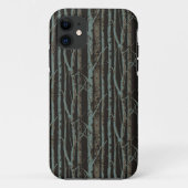 Coques Case-Mate iPhone Rétro bouleau foncé (Dos)