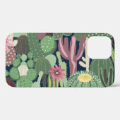 Coques Case-Mate iPhone Retro Cactus Design : Texture de tissu sans fil (Verso (horizontal))
