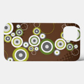 Coques Case-Mate iPhone Rétro caisse verte abstraite de téléphone (Verso (horizontal))