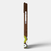 Coques Case-Mate iPhone Rétro caisse verte abstraite de téléphone (Verso / Gauche)