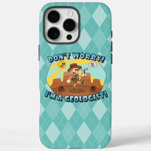 Coques Case-Mate iPhone Retro Cartoon - Ne vous inquiétez pas, je suis géo (Verso)