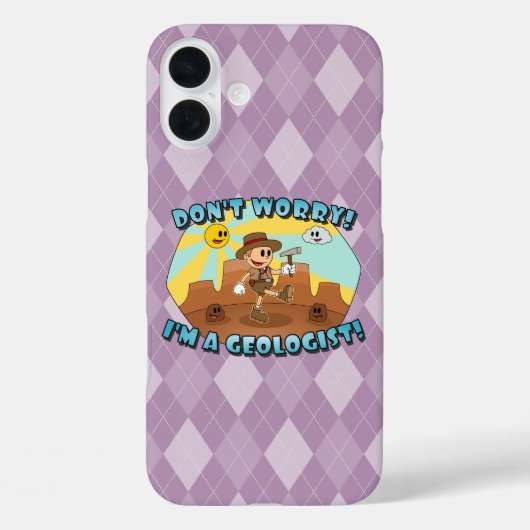 Coques Case-Mate iPhone Retro Cartoon - Ne vous inquiétez pas, je suis géo (Verso)