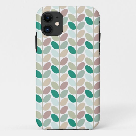 Coques Case-Mate iPhone Rétro cas modelé floral (Dos)