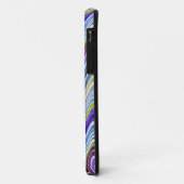 Coques Case-Mate iPhone Rétro Chevron et motif onduleux de rayures (Dos/Gauche)