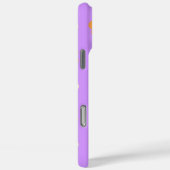 Coques Case-Mate iPhone Retro Chic Purple & Orange Floral (Verso / Droite)