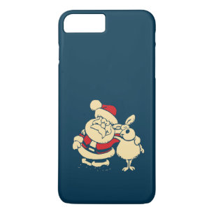 Coque Case-Mate Pour iPhone Retro Christmas Père Noël et son Reindeer Buddy