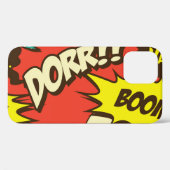 Coques Case-Mate iPhone Retro Comic Shout : Motif sans couture. (Verso (horizontal))