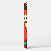 Coques Case-Mate iPhone Retro Comic Shout : Motif sans couture. (Verso / Droite)