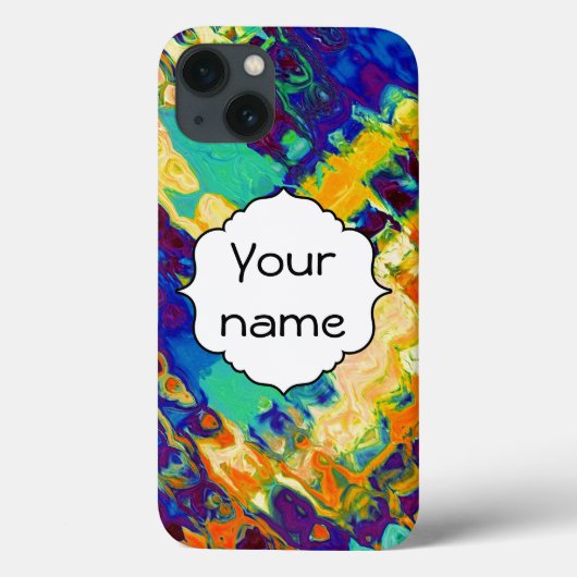 Coques Case-Mate iPhone Rétro conception d'abrégé sur texture (Verso)