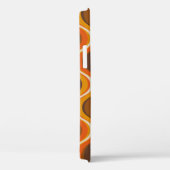 Coques Case-Mate iPhone Retro courbe sans couture motif. wallp style les a (Verso / Droite)