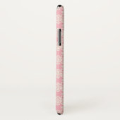 Coques Case-Mate iPhone Rétro damassé florale (Dos/Droite)